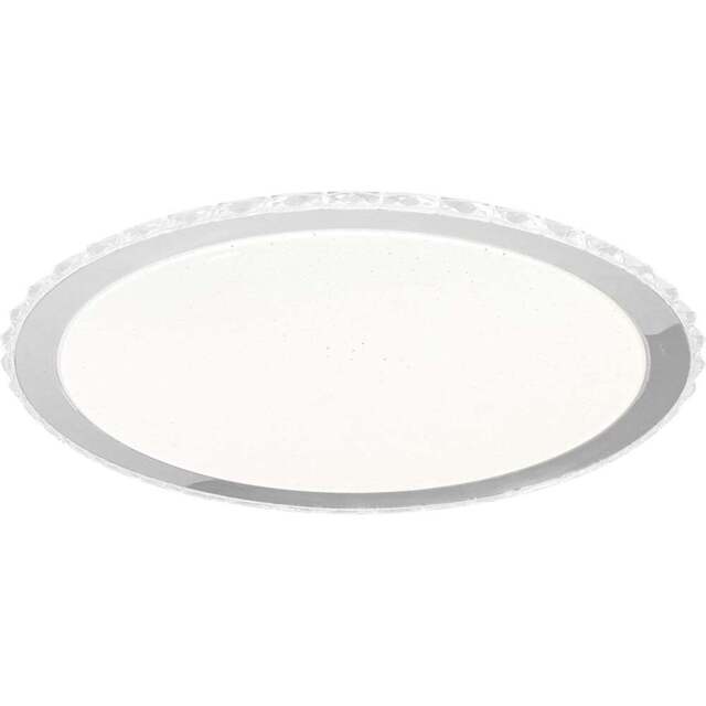 Milagro Layla White LED Ceiling Lamp with Remote 50cm 230V - Size: 50 x 50 x 6cm - Wilko - image 1