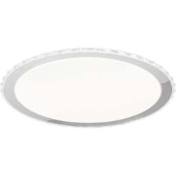 Milagro Layla White LED Ceiling Lamp with Remote 50cm 230V - Size: 50 x 50 x 6cm - Wilko - thumbnail 1