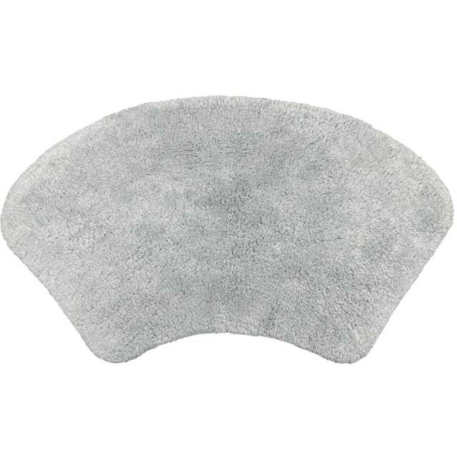 Allure Bath Fashions Dove Grey Curved Shower Mat 48 x 80cm - Wilko - image 1