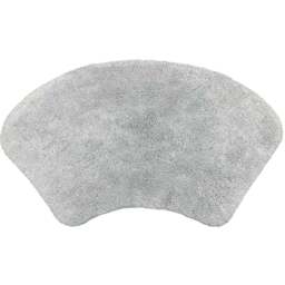 Allure Bath Fashions Dove Grey Curved Shower Mat 48 x 80cm - Wilko