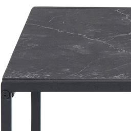 Florence Infinity Black Matt Nest of Tables Set of 2 - Furniture To Go - Wilko - thumbnail 6