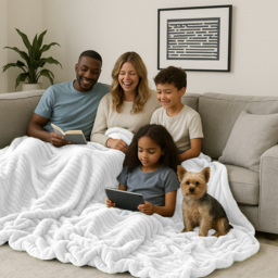 Velosso Bellissima White Plush Throw 100 x 150cm - Size: 100 x 150 x 1cm - Wilko - thumbnail 7