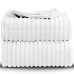 Velosso Bellissima White Plush Throw 100 x 150cm - Size: 100 x 150 x 1cm - Wilko - thumbnail 4