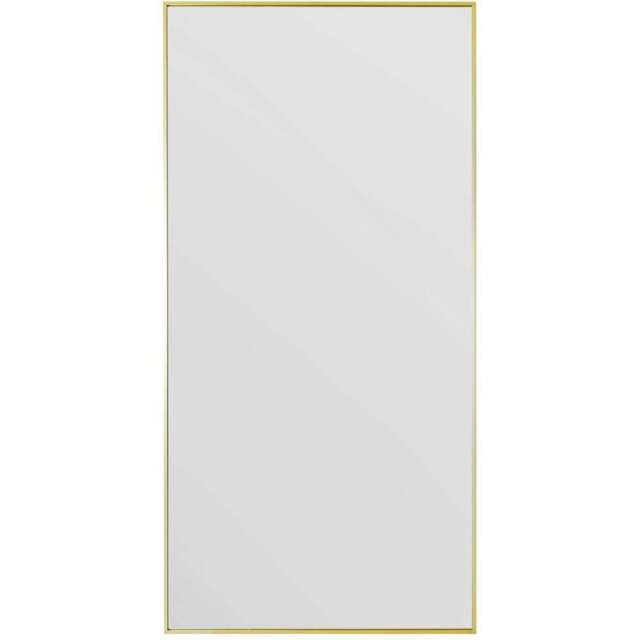 The Artus Gold Aluminium Wall Mirror 200 x 100cm - MirrorOutlet - Wilko - image 1
