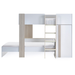 Julian Bowen Horizon Pale Wood and White Bunk Bed - Size: Single - Wilko - thumbnail 4