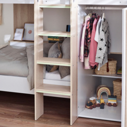 Julian Bowen Horizon Pale Wood and White Bunk Bed - Size: Single - Wilko - thumbnail 6