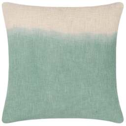 furn. Mizu Eucalyptus Dip Dye Square Cushion - Size: 50 x 50 cm - Multi - Wilko - thumbnail 1