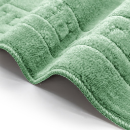 Velosso Greek Key Sage Bath Mat Set - Green - Wilko - thumbnail 5