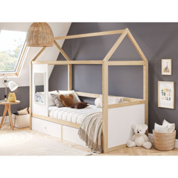 Flair Ted White Wooden Play House Bed Frame with Storage - Size: Single - Wilko - thumbnail 7