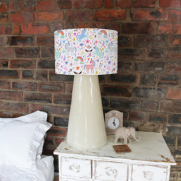 Benjamin Tate Design Big Unicorns Lamp Shade - Size: 45 x 26 x 10cm - Pink - Wilko - thumbnail 7