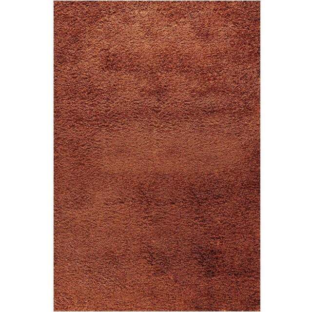 Desire Rugs Oxford Terracotta Plain Shaggy Rug 200 x 290cm - Wilko - image 1