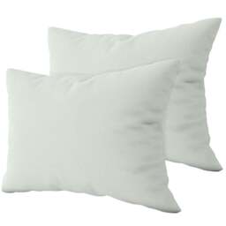 Serene Apple Green Brushed Cotton Pillowcases 2 Pack - Size: 20 x 27cm - Wilko - thumbnail 1
