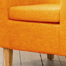 Artemis Home Alderwood Orange Hessian Tub Chair - Size: Single - Wilko - thumbnail 3