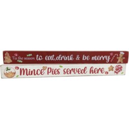 Gingerbread Message Block Multicolour - Candy Cane Lane - Wilko - thumbnail 1