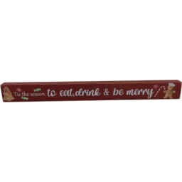 Gingerbread Message Block Multicolour - Candy Cane Lane - Wilko - thumbnail 3