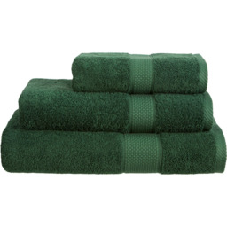 Imperial Hotel Quality Bottle Green Combed Cotton Turkish Bath Mat - Size: 50 x 80 x 4cm - Wilko - thumbnail 1
