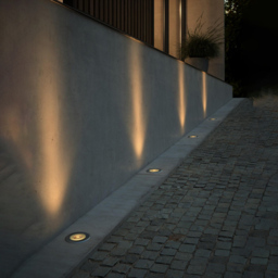 Nordlux Andor Round Recessed Ground Spotlight - Size: 14.8 x 11 x 11cm - Stainless steel - Wilko - thumbnail 3