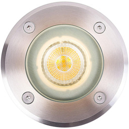 Nordlux Andor Round Recessed Ground Spotlight - Size: 14.8 x 11 x 11cm - Stainless steel - Wilko - thumbnail 4