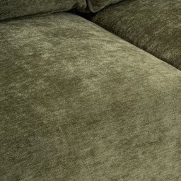 Living and Home 2 Seater Sofa Green Chenille with Throw Pillows - Wilko - thumbnail 6
