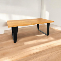 Acacia Home Brown Wooden Coffee Table - Size: 60 x 115 x 45cm - Wilko - thumbnail 4