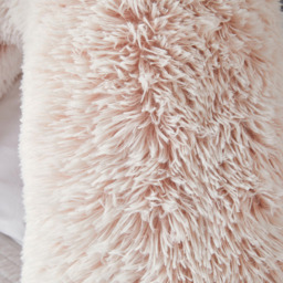 Downland Huggleland Pink Long Hair V Shape Pillow - Size: Single - Wilko - thumbnail 4