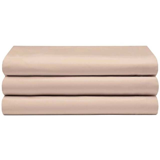 Serene Super King Honeydew Flat Bed Sheet - Cream - Wilko - image 1