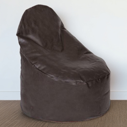 Kaikoo Chocolate Brushed Faux Suede Bean Bag Chair - Brown - Wilko
