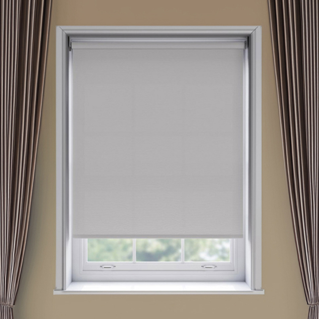 New Edge Blinds Thermal Blackout Roller Blind Light Grey 100cm - Size: W 100cm x D 170cm - Wilko - image 1