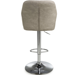 Shankar Serena Mink Leather Bar Stool Set of 2 - Cream - Wilko - thumbnail 7