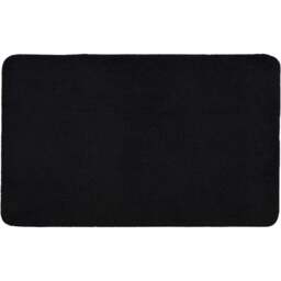 Allure Bath Fashions Black Microfibre Luxury Non-Slip Bath Mat 50 x 80cm - Wilko - thumbnail 1