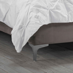 Berkeley Double Soft Mink Grey Bed Frame - LPD Home - Wilko - thumbnail 3