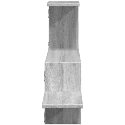 vidaXL 104 x 15 x 49cm Grey Sonoma Oak Wall Shelf - Size: 49 x 15 x 104cm - Wilko - thumbnail 5