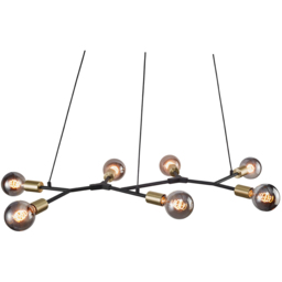 Nordlux Josefine 7 Spot Black Pendant Light - Size: 4.4 x 91 x 4.4cm - Wilko - thumbnail 6