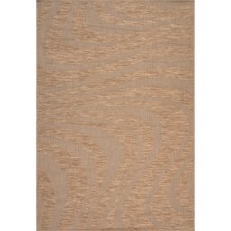 Wave Indoor and Outdoor Rug Natural 170cm - Wilko - thumbnail 1