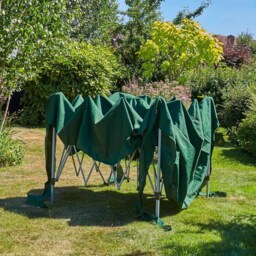 Home Source 3 x 3m Green Easy Up Garden Outdoor Gazebo - Size: 260 x 295 x 295cm - Wilko - thumbnail 5
