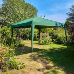 Home Source 3 x 3m Green Easy Up Garden Outdoor Gazebo - Size: 260 x 295 x 295cm - Wilko - thumbnail 7