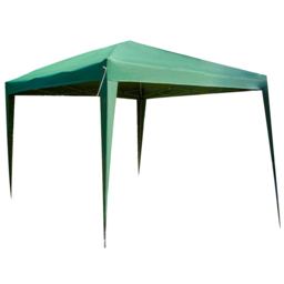 Home Source 3 x 3m Green Easy Up Garden Outdoor Gazebo - Size: 260 x 295 x 295cm - Wilko - thumbnail 3