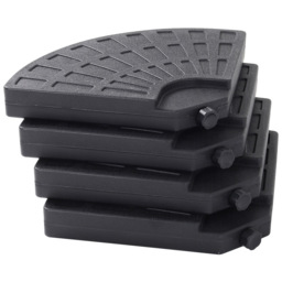 Living and Home HDPE Parasol Base 66kg - Size: Single - Black - Wilko - thumbnail 6