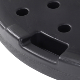 Living and Home HDPE Parasol Base 66kg - Size: Single - Black - Wilko - thumbnail 4