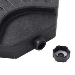 Living and Home HDPE Parasol Base 66kg - Size: Single - Black - Wilko - thumbnail 7