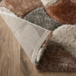Origins 3D Scallop Ox Red Terracotta Rug 160 x 230cm - Orange - Wilko - thumbnail 4