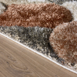 Origins 3D Scallop Ox Red Terracotta Rug 160 x 230cm - Orange - Wilko - thumbnail 5