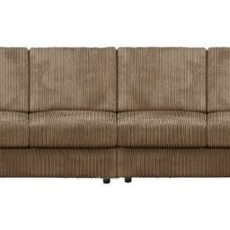 Luxor 4 Seater Coffee Jumbo Cord Full Back Sofa - Cream - Wilko - thumbnail 5