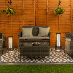 ValueLight Rattan Black Large Solar Floor Lamp - Size: 59.5 x 21.5 x 21.5cm - ValueLights - Wilko - thumbnail 7