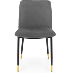 Julian Bowen Delaunay Set of 2 Grey Dining Chair - Wilko - thumbnail 5