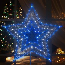 The Christmas Workshop Blue and White LED Star Silhouette Light - Wilko - thumbnail 3
