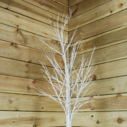 Samuel Alexander Multicolour LED Pre Lit Outdoor Birch Artificial Christmas Tree 8ft - Wilko - thumbnail 5