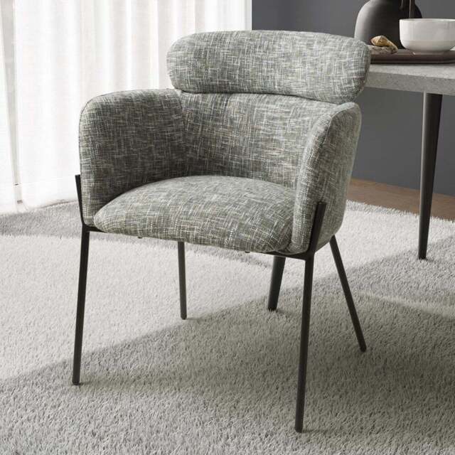 Rome Set of 2 Moss Heather Accent Chair - Size: Single - Shankar - Wilko - image 1