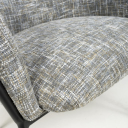 Rome Set of 2 Moss Heather Accent Chair - Size: Single - Shankar - Wilko - thumbnail 6