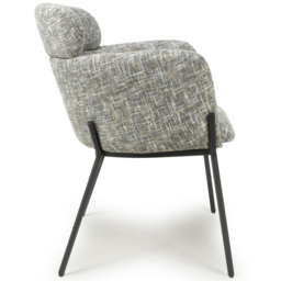 Rome Set of 2 Moss Heather Accent Chair - Size: Single - Shankar - Wilko - thumbnail 5